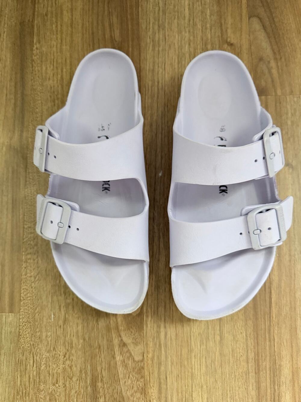 Birkenstock Arizona EVA Waterproof Light Purple Double Strap Sandals-Size 38